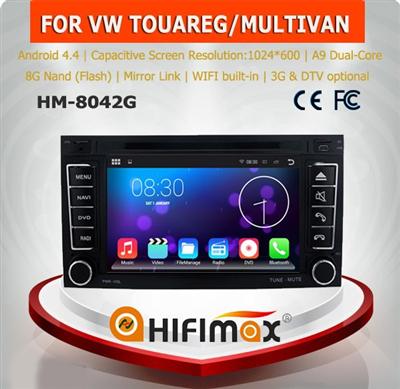 HIFIMAX Android 5.1.1 car dvd player gps navigation radio for VW TOUAREG 2004-2011 WITH Capacitive screen 1080P 8G ROM WIFI 3G