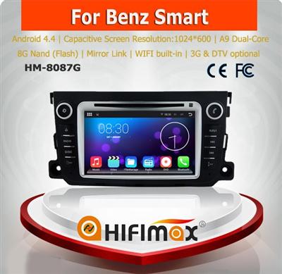 HIFIMAX gps navigation system Android 5.1.1 for MB Smart GPS car multimedia player dab radio gps