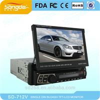 7'' one din car dvd with GPS Guangzhou