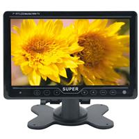 7'' 9'' car monitor tv, 12 volt bus tv monitor with FM fuction