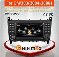 Hifimax Car GPS DVD Player for MB C-Class W203 Navigation Head unit - Bluetooth Touch Screen