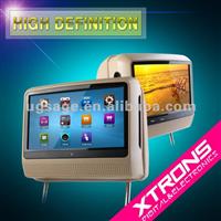 HD906T 2x9" Digital Touch Screen headrest DVD player IR FM Transmitter Detachable face with pillow