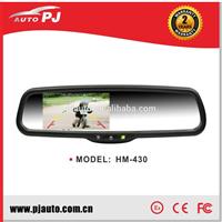 4.3" OEM Rearview Car Mirror Monitor, OE Rear View Car Interior Mirror W/ Roof Mounting Ball-Joint Bracket(HM-430#34)