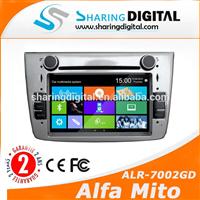 Sharingdigital ALR-7002GD with Bluetooth/AM/FM/RDS ALFA ROMEO MITO dvd gps navigation