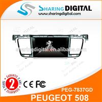 China Manufacturer with windows CE 6.0 car audio for peugeot 508