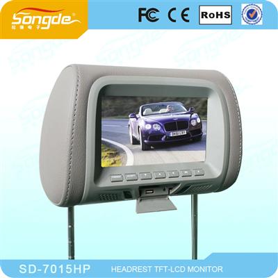 best selling 7 inch car headrest monitor