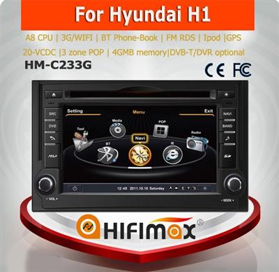 Hifimax Car Stereo Navigation DVD for HYUNDAI imax with GPS system - 4G Rom 20-V-CDC DSP