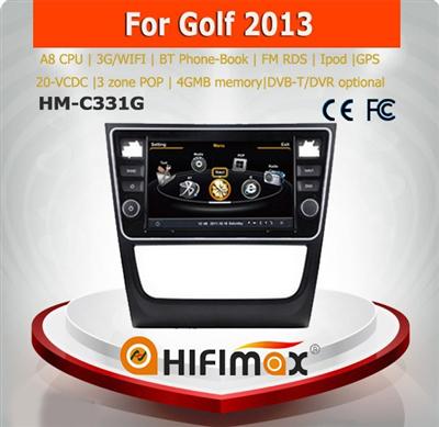 Hifimax Car Navigation DVD GPS for VW GOL Head unit - Bluetooth RDS IPod HD 1080P