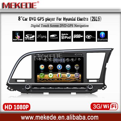 MEKEDE Fit HYUNDAI ELANTRA AVANTE MD 2016 2017 CAR dvd player stereo audioradio WITH GPS TV BT