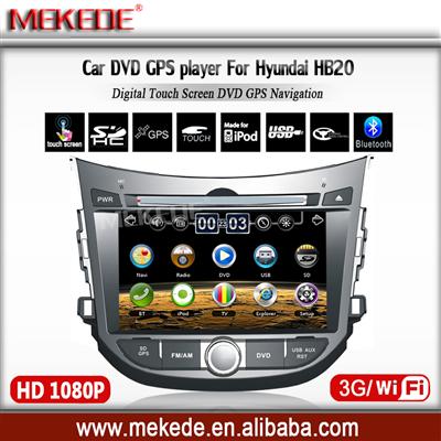 MEKEDE WIN CE 800MHz CPU 7" Car DVD GPS Player for Hyundai HB20 2013 Support Multi-language Menu