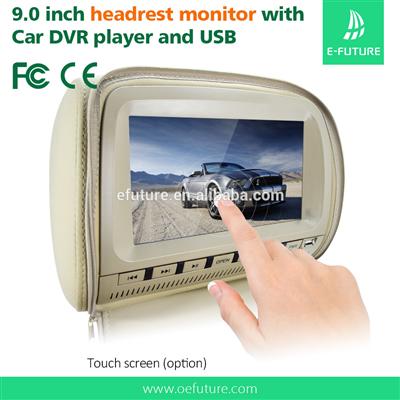 Touch screen Car headrest dvd player 9 inch