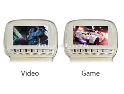 New design headrest touch screen monitor with DVD player for car