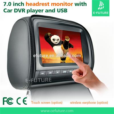 9 inch Touch Screen Headrest DVD Player Taxi Cab Indoor Advertising Monitor taxi Headrest Digital Signage LCD Media Player