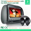 7 Inch Headrest DVD Player with USB and SD Slots