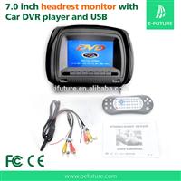 7inch touch screen car headrest dvd player for all car