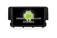 Quad core! Android 4.4/5.1 car dvd for CIVIC 2016 with 9 inch Capacitive Screen/ GPS/Mirror Link/DVR/TPMS/OBD2/WIFI/4G