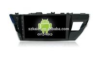 Quad core! Android 4.4/5.1 car dvd for COROLLA 2014 ASIA with 10.1 inch Capacitive Screen/ GPS/Mirror Link/DVR/TPMS/OBD2/WIFI/4G