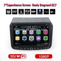 Factory wholesale Capacitive screen cardvd player gps navigator for Emgrand EC7 with Multilingual menu