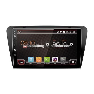 Android 10.1 inch quad core16 G universal din car dvd player audio video BT WIFI Radio 3g /mirror link /OBD for Skoda Octavia