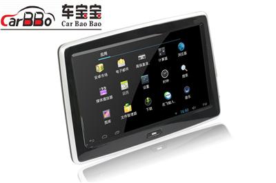 android 4.4.4 OS Car Back Seat Universal Headrest Monitor With WIFI, buletooth headphone,FM