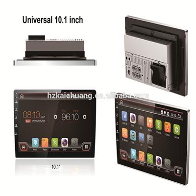 New Arrived Double Din Big Full Screen Android 4.4.4 Car DVD Player for Universal 10.I inch Screen Multimedia System Navigation