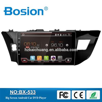 10.1nch OBD Steering Wheel Control Double Din Android Toyota Levin Car DVD Player Audio System with Nice UI