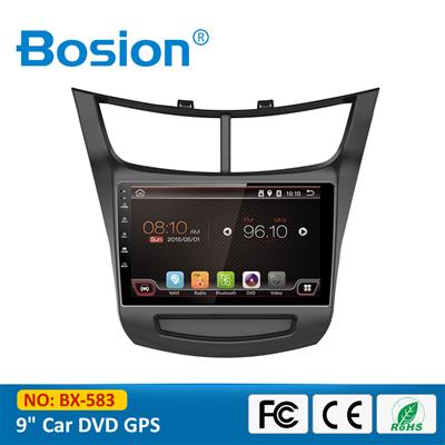 9" Android 4.4 Quad Core Audio Chevrolet Sail Car Radio with GPS 3G Wifi BT OBD RDS Rear Camera