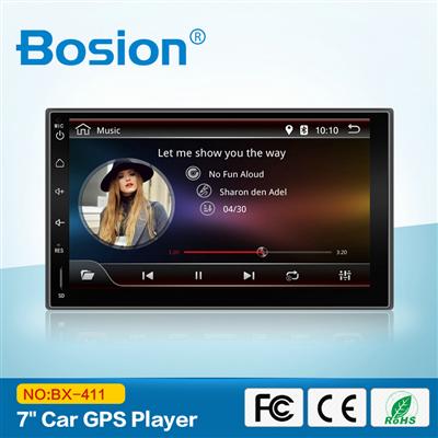 7" Universal Full Touch Screen GPS Head Unit Car DVD with RDS Radio