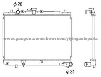 Radiator For Mazda B3C715200C,B3C715200D