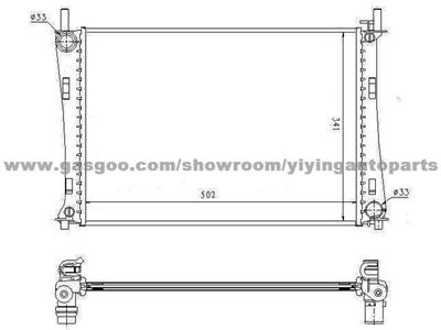 Radiator For Ford 1141490,1325831,1214785,1222562,2S6H8005CB,2S6H8005CA,4S6H8005DA