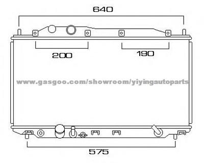 Radiator For Honda Civic VIII 19010-RRH-901