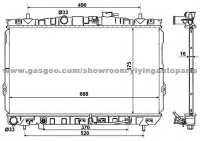 Radiator For Hyundai G4GC 25310-2D110