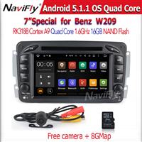 Factory price +RK3188 android 5.1.1 Quad Core CAR DVD player GPS Navigation For Mercedes-Ben-z GLCK (W203,2000-2005),(C209/W209