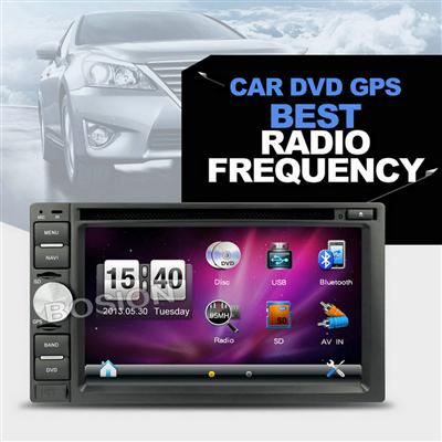 Cheap 6.2'' Universal Radio Stereo Car DVD Player with GPS Bluetooth USB