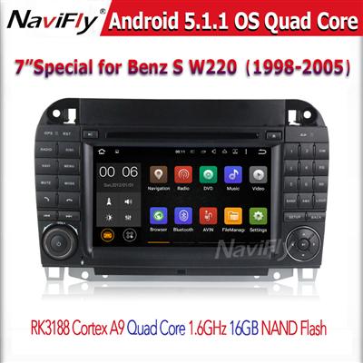 Factory price +PX3 RK3188 android 5.1.1 Quad Core CAR DVD player GPS Navigation For Mercedes-Ben-z S series