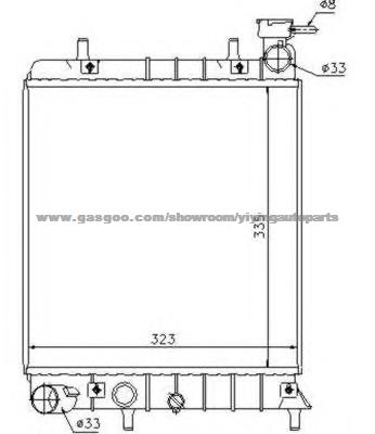 Radiator For Hyundai Accent 25310-25050,25310-25Q11