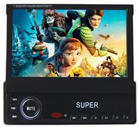 Promotion 7 Inch Single DIN IN Dash Car Monitor With Mini TV