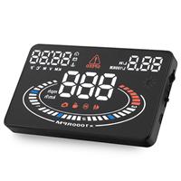 Universal 5.5 Inch Auto Car Head Up Display Projector with Over Speed Alarm 2D Vision Reflection Avoiding Speeding Infringements