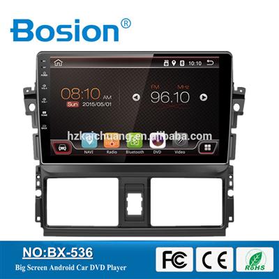 Bosion Nice UI 10.1Inch Toyota Vios Android Car Audio System DVD Player GPS with 3G and Free Apps Download