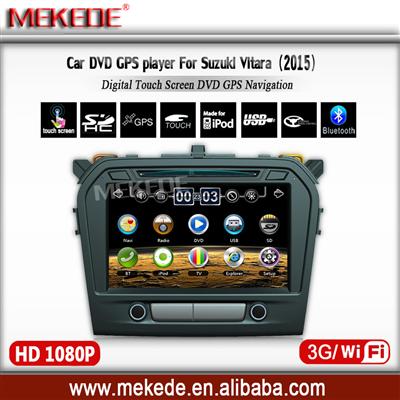 MEKEDE 7'' Car DVD Player GPS Nacvigation System for Suzuki Grand Vitara 2015 With Steering Wheel Control/Bluetooth