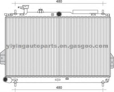 Radiator For Hyundai Matrix 25310-17000,25310-17001,25310-17002,25310-17050