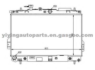 Radiator For Hyundai Matrix 25310-17100,25310-17101