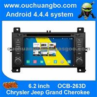 Ouchuangbo S160 Quad Core Android 4.4.4 Dvd Audio For Chrysler Jeep Grand Cherokee Head Device Multimedia Car Stereo Bluetooth