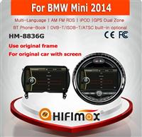 HIFIMAX Autoradio GPS Navigation for bmw mini cooper dvd multimedia player steering wheel control