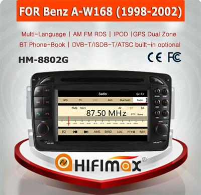 HIFIMAX WIN CE 6.0 Car DVD GPS For Mercedes benz ml w163 car dvd gps