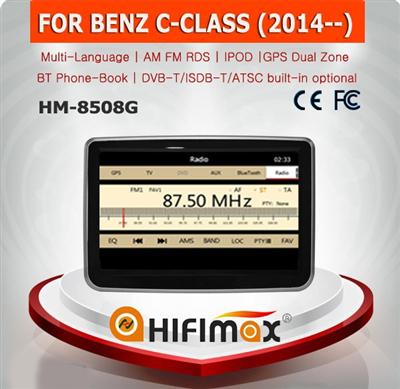 HIFIMAX WIN CE 6.0 Car DVD GPS For Mercedes Benz C-CLASS (2014--) Car GPS Navigation System