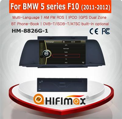 HIFIMAX 9.5'' WIN CE 6.0 Car DVD Player For BMW 5 series F10 2011-2012 Car DVD GPS for BMW 5 series