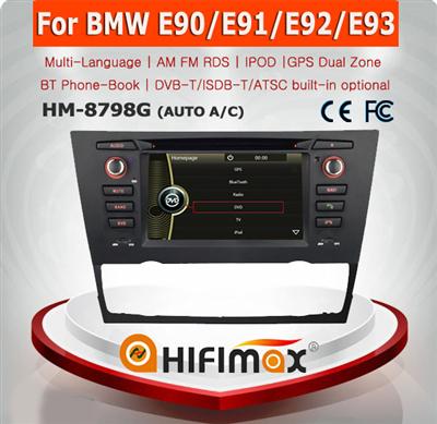 HIFIMAX 1 din car dvd player for BMW E93 (2005-2012) Cabriolet, touch screen for BMW E93 (2005-2012) Cabriolet