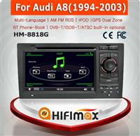 HIFIMAX 7'' WIN CE 6.0 Car DVD Player For Audi A8 1994-2003 Car dvd gps navigation system