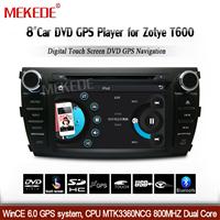 wholesale Low car multimeida player for Zotye T600 support multilingual menu DVD GPS navigator